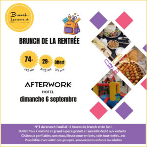 brunch de la rentrée dans le Canton de Vaud